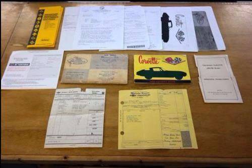 1966 Maroon Chevrolet Corvette --