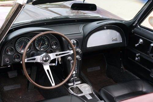 1966 Maroon Chevrolet Corvette --