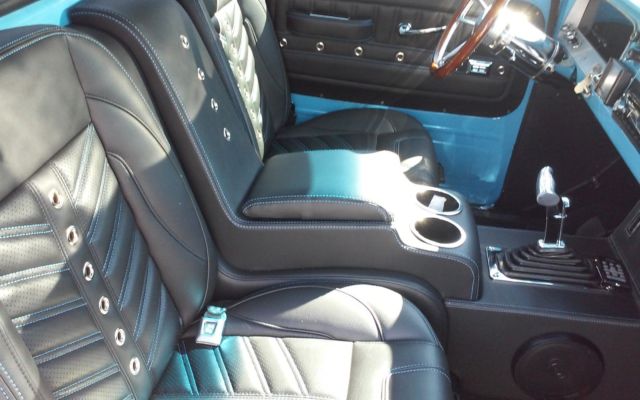 1966 baby blue Chevrolet C-10 Standard Cab Pickup