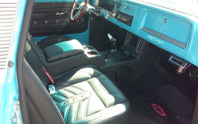 1966 baby blue Chevrolet C-10 Standard Cab Pickup