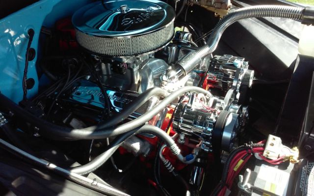1966 baby blue Chevrolet C-10 Standard Cab Pickup