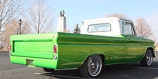 1966 Custom Green Chevrolet C-10 Long Bed Truck