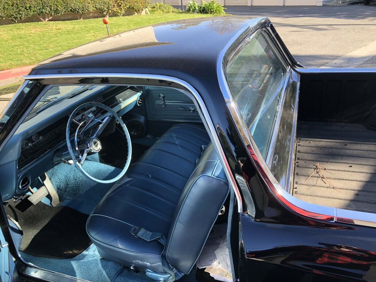 1966 Black Chevrolet El Camino