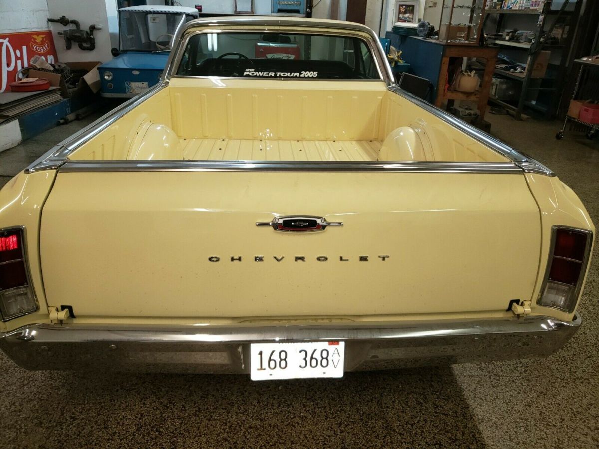 1966 Yellow Chevrolet El Camino Standard Cab Pickup