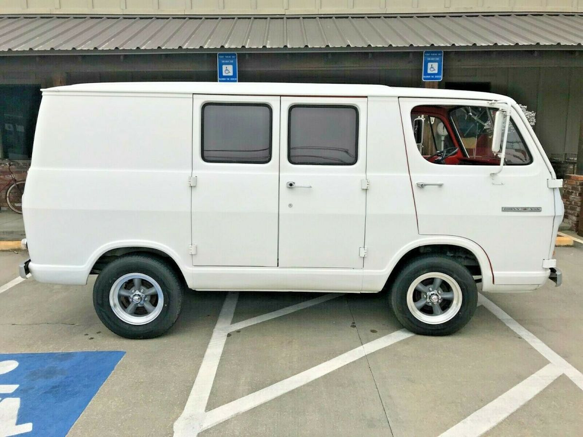 1966 White Chevrolet G10 Van