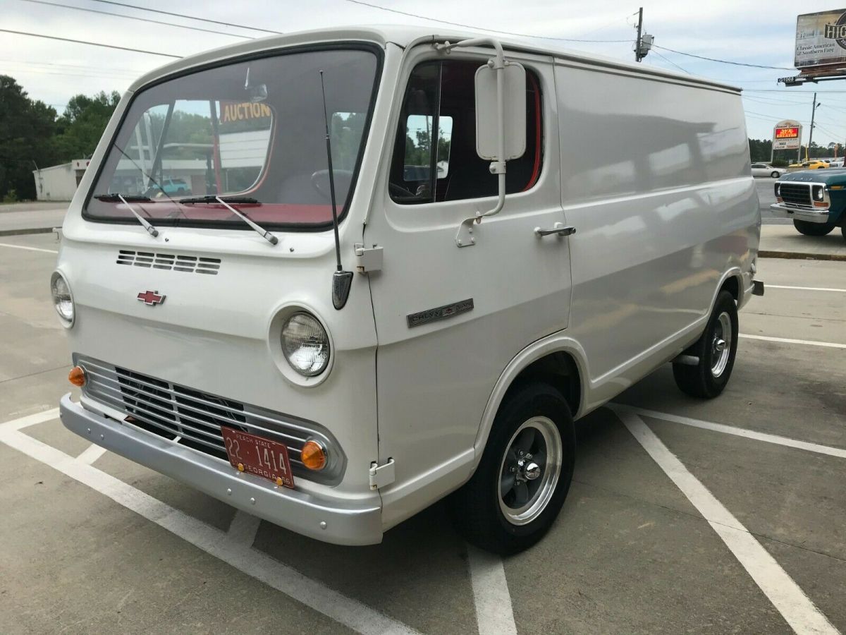1966 White Chevrolet G10 Van