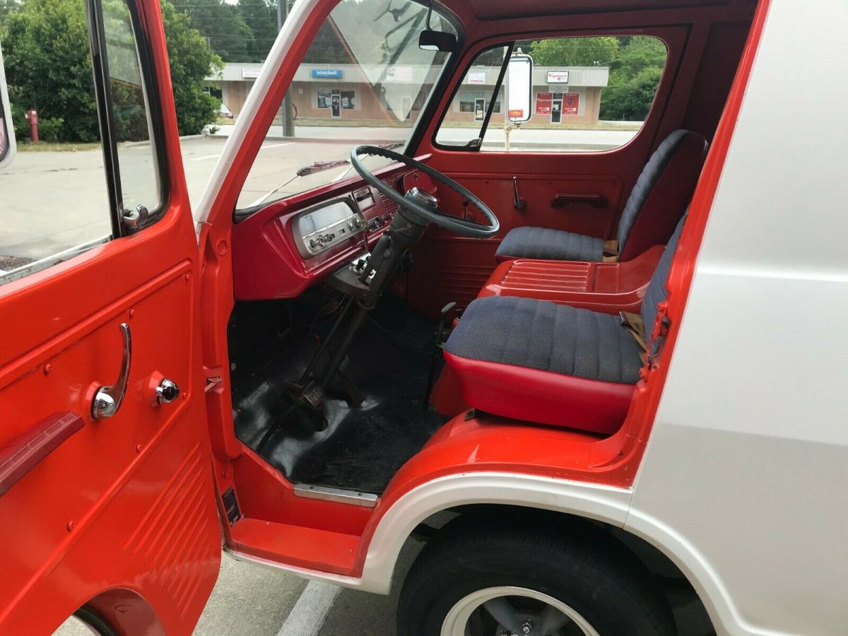 1966 White Chevrolet G10 Van