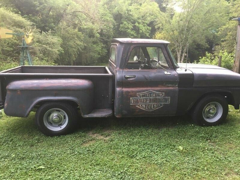 1966 Black Chevrolet C-10 Standard Cab Pickup