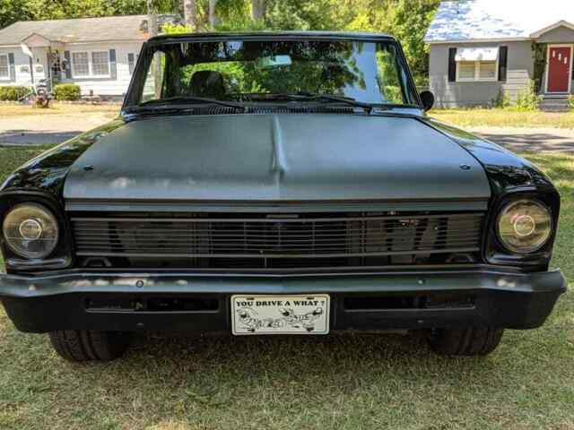 1966 Black Chevrolet Nova Coupe