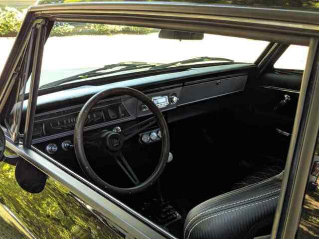 1966 Black Chevrolet Nova Coupe