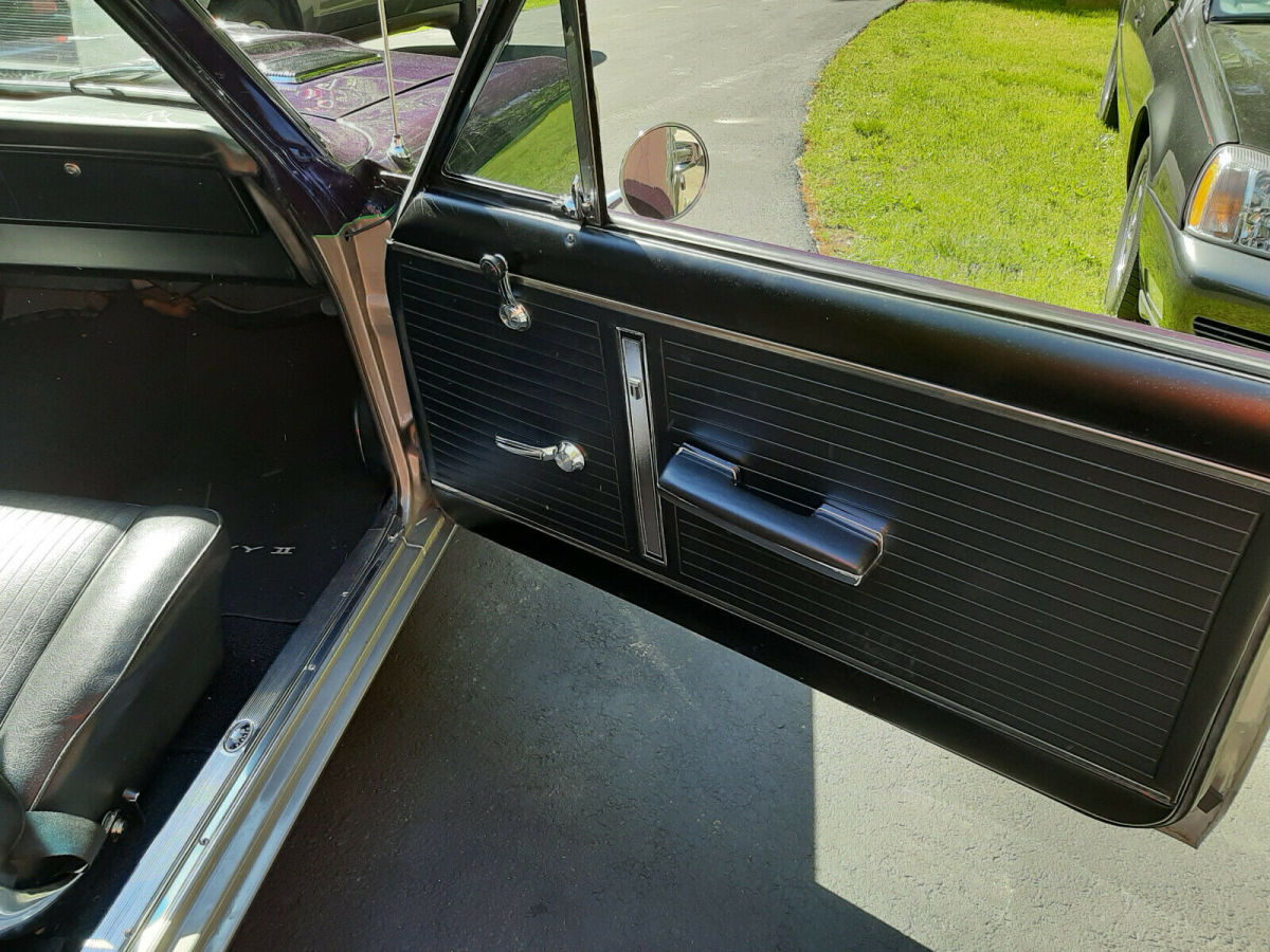 1966 Purple Chevrolet Nova Sedan