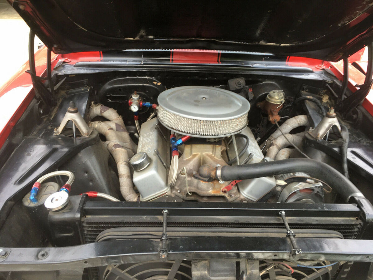 1966 Red Chevrolet Nova Coupe