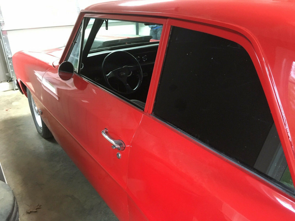 1966 Red Chevrolet Nova Coupe