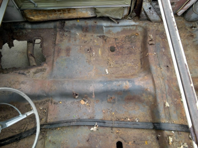 1966 Gold Chevrolet Impala Convertible