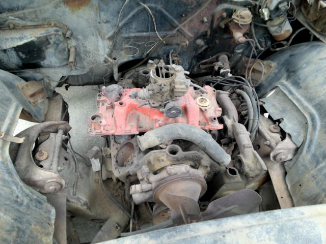 1966 Gold Chevrolet Impala Convertible