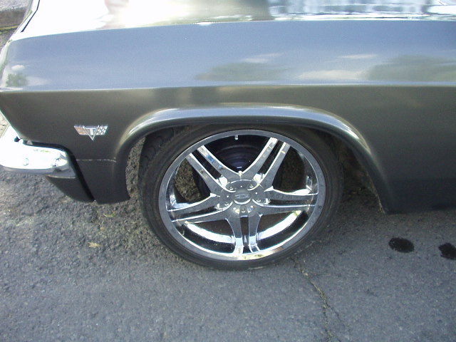 1966 Gray Chevrolet Impala Coupe