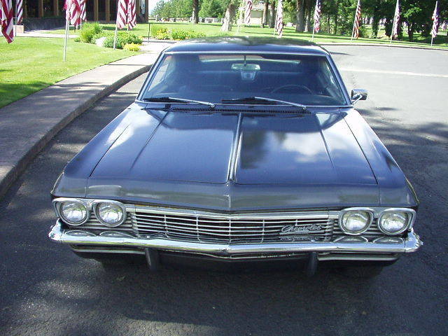 1966 Gray Chevrolet Impala Coupe