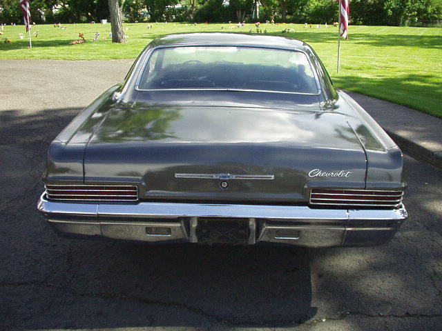 1966 Gray Chevrolet Impala Coupe