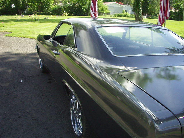 1966 Gray Chevrolet Impala Coupe