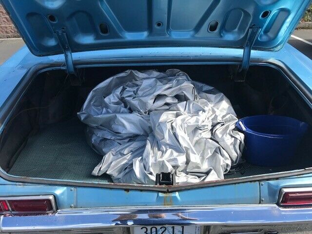 1966 Blue Chevrolet Impala Coupe