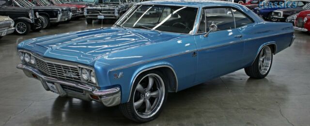 1966 Blue Chevrolet Impala Coupe
