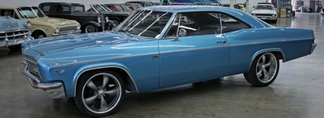 1966 Blue Chevrolet Impala Coupe