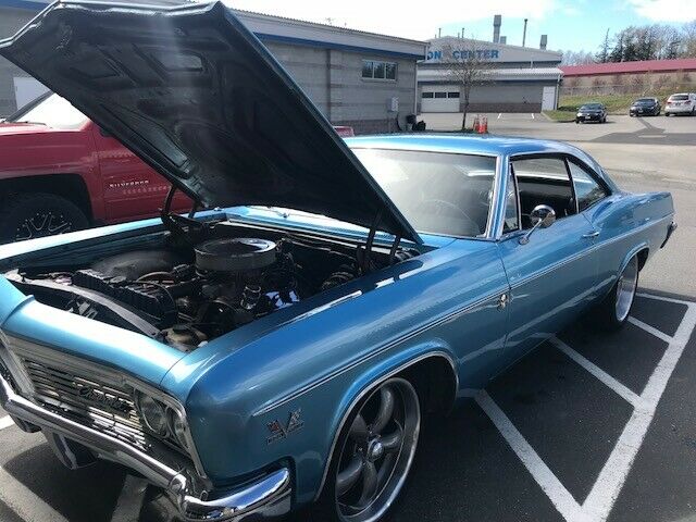 1966 Blue Chevrolet Impala Coupe