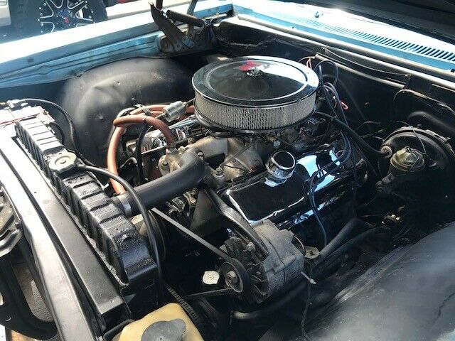 1966 Blue Chevrolet Impala Coupe