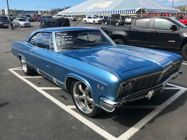 1966 Blue Chevrolet Impala Coupe