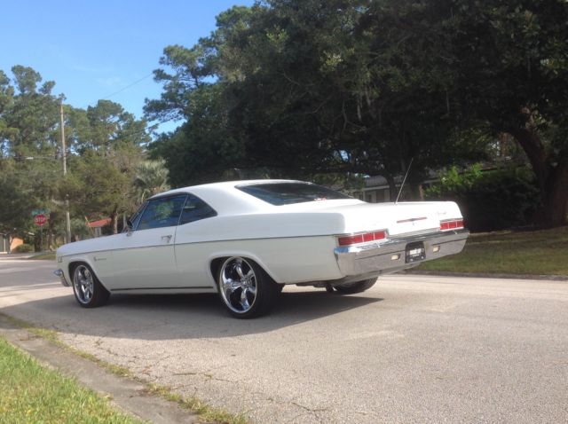 1966 White Chevrolet Impala