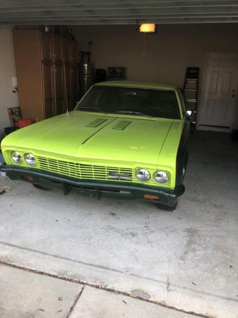 1966 Green Chevrolet Impala Sedan