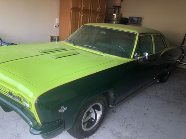 1966 Green Chevrolet Impala Sedan