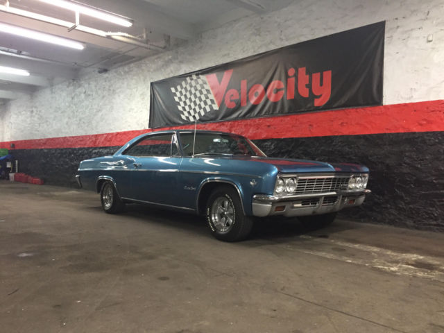 1966 Blue Chevrolet Impala Coupe