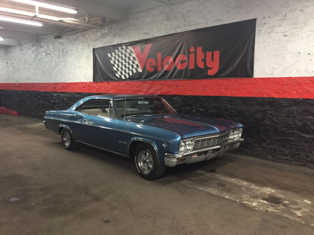 1966 Blue Chevrolet Impala Coupe