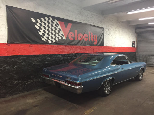 1966 Blue Chevrolet Impala Coupe