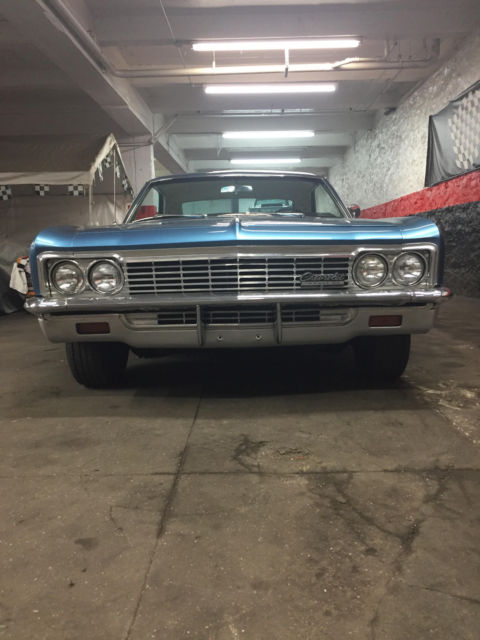 1966 Blue Chevrolet Impala Coupe