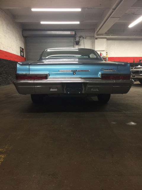 1966 Blue Chevrolet Impala Coupe