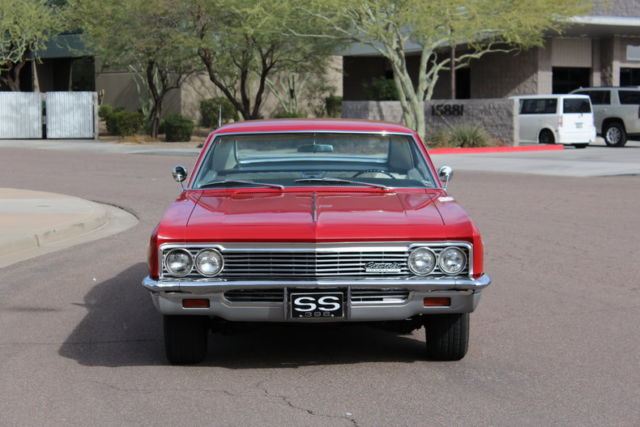 1966 White Chevrolet Impala Coupe