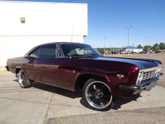 1966 Burgundy Chevrolet Impala Coupe