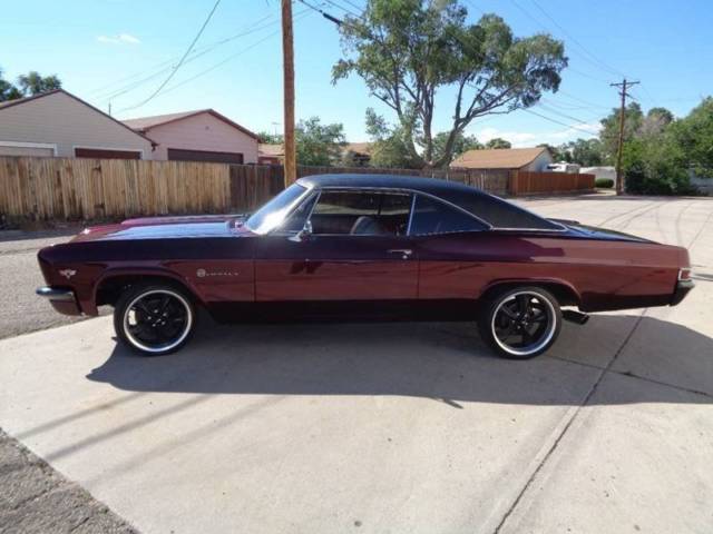 1966 Burgundy Chevrolet Impala Coupe