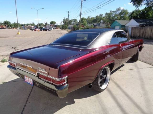 1966 Burgundy Chevrolet Impala Coupe