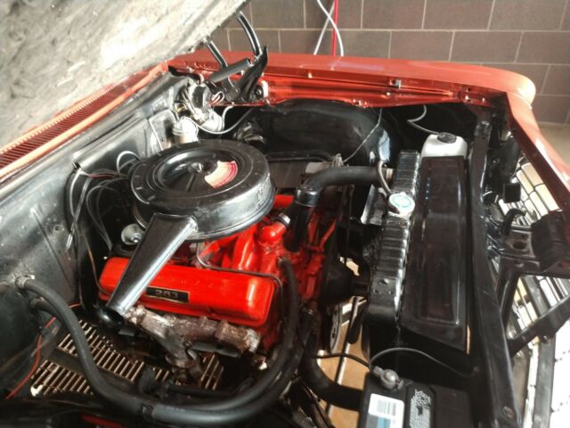 1966 Maroon Chevrolet Impala Coupe