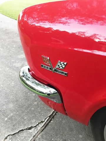 1966 Red Chevrolet Impala Coupe