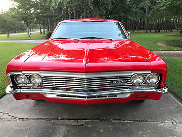 1966 Red Chevrolet Impala Coupe