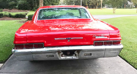 1966 Red Chevrolet Impala Coupe
