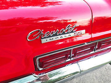 1966 Red Chevrolet Impala Coupe