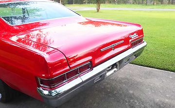 1966 Red Chevrolet Impala Coupe