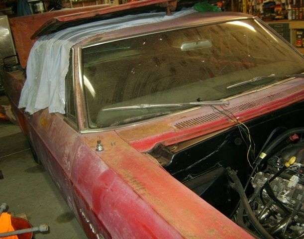 1966 Red Chevrolet Impala Fastback