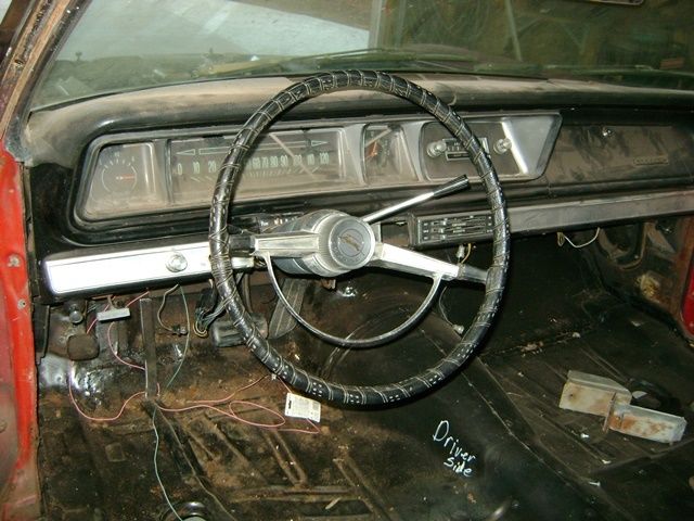 1966 Red Chevrolet Impala Fastback