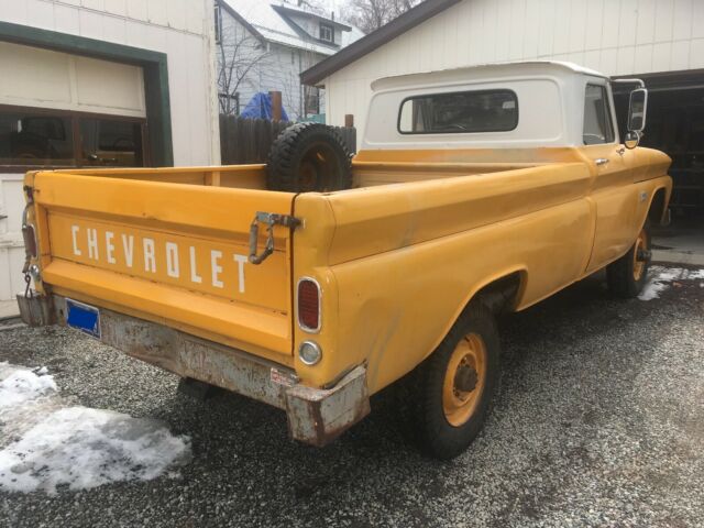 1966 Yellow/White Chevrolet C/K Pickup 2500 Standard Cab Pickup